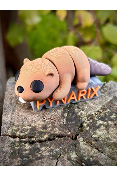 pynarix Kunduz Oyuncak - Doğanın Mimarı, Oyun Dünyanızın Mühendisi!🦫🌿✨3D Ha...