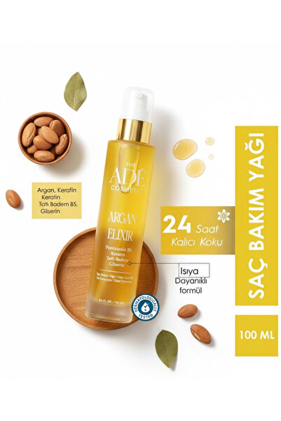 The Ade Cosmetic Saç Onarıcı Bakım Yağı Isı Koruyu Etkili