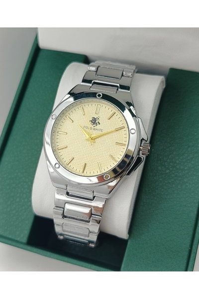 PW POLO WHITE   Men's Wrist Watch