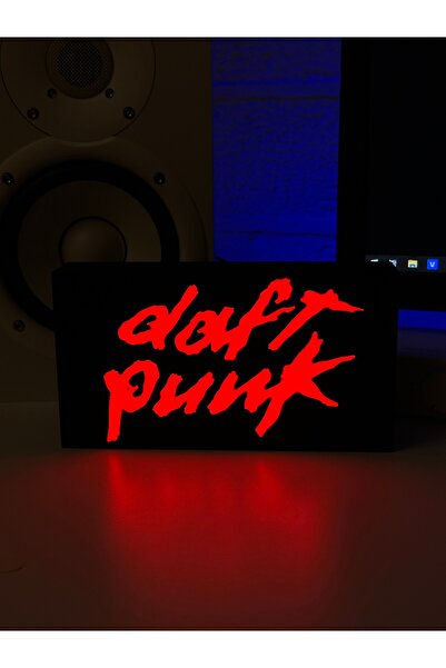 Gişe Arts Masa Lambası - Daft Punk Adaptörlü Dekoratif & Hediyelik Lamba