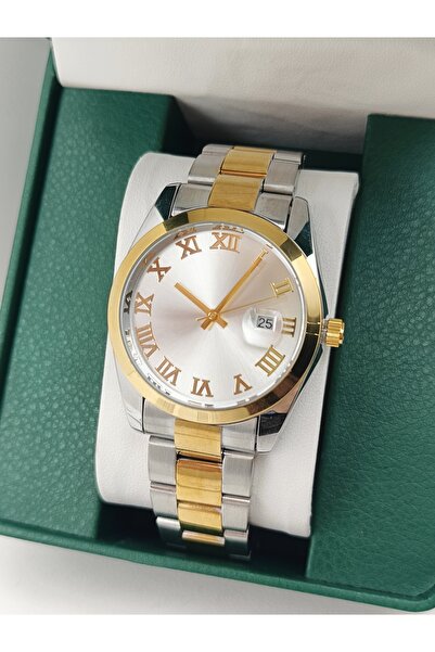 PW POLO WHITE Men's Steel Wristwatch with Calendar