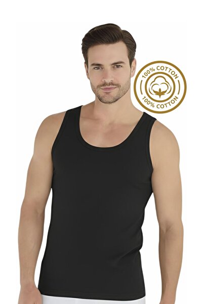 Özten İç Giyim 100% Cotton Compact Combed Men's Undershirt Ozt1-1003