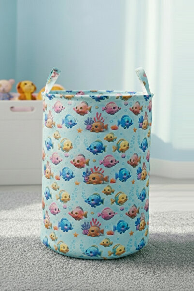 Paris Home Toy Basket – Laundry Basket, Children's Room Organizer Storage Bas...