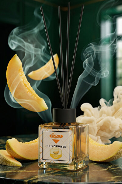 Rivola Kavunlu Oda Kokusu Bambu Çubuklu Ev Parfümü Ortam Ferahlatıcı 100 ML