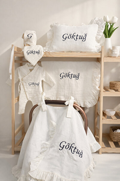 hobittu Bebek tam set hastane çıkış seti (battaniye yastık tulum şapka önlük ...