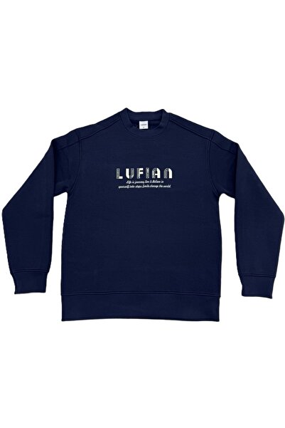 Lufian 112030178 Oracle Men's Sweatshirt Dark Blue