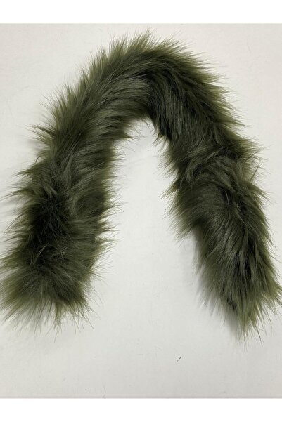 karantuhafiye Γούνα με κουκούλα Πράσινο Χρώμα