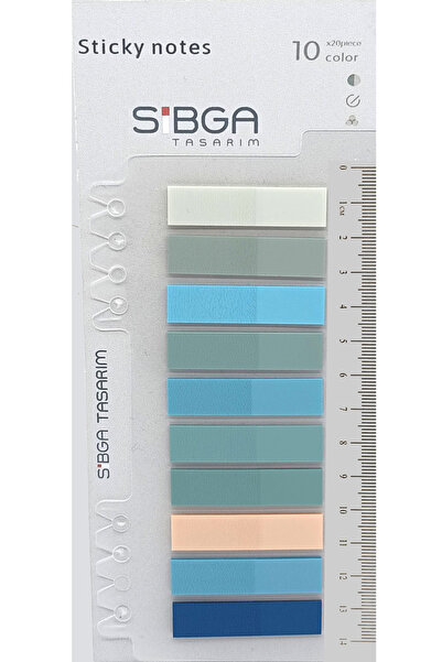 sibga tasarım Post-it colorat transparent Post-it Post-it. Semn de carte Semn...