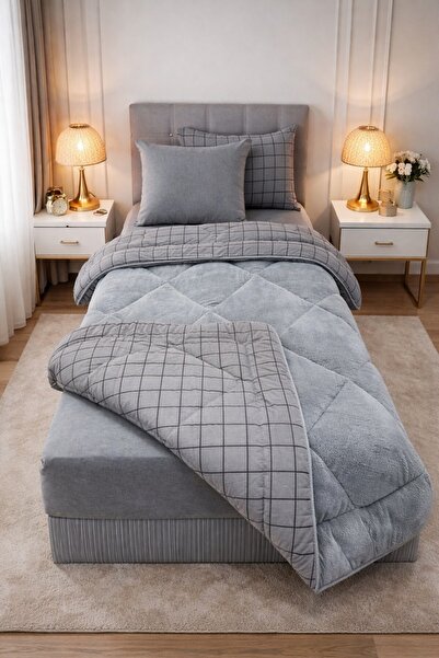 sternen glanz New Veloria Cotton Patterned Double-Sided Wellsoft Single Quilt...