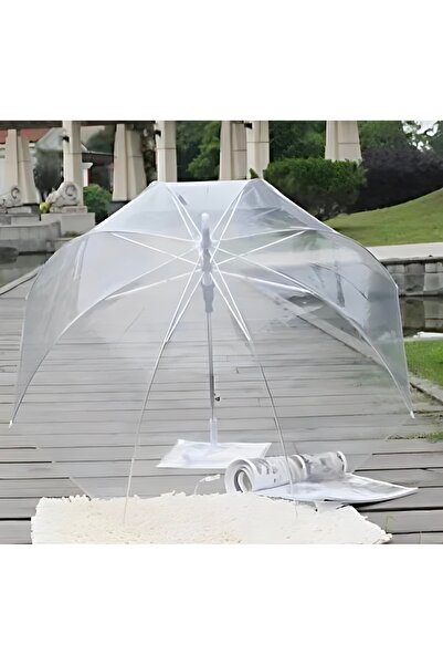 skybelt Şeffaf Şemsiye, Modern Tasarımlı 8 Telli, Otomatik Açılır Ve Kullanım...