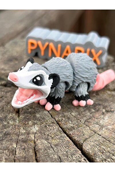 pynarix Opossum Sıçanı Figür Oyuncak -Ormanın Sessiz Gezgini🐀🌳 3d Hareketli...