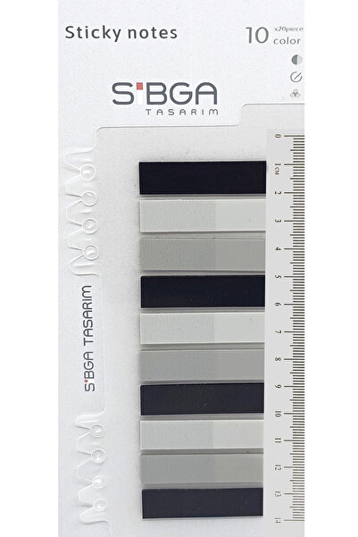 sibga tasarım Hârtie de notițe post-it colorată transparentă - 200 de coli au...