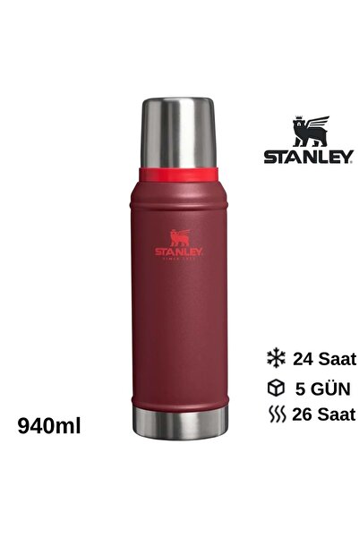 Stanley Klasik Vakumlu Çelik Termos 0,94 Lt Matara BORDO