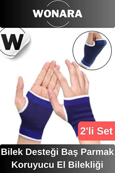 Wonara Özel Üretim Elastik Sporcu Bilek Desteği Avuç İçi Baş Parmak Koruyucu ...
