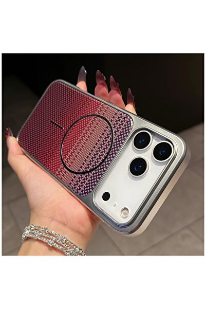 Zebana iPhone 17 Pro Max Uyumlu Kılıf Velora Series Kılıf (Kablosuz Şarj) Kah...