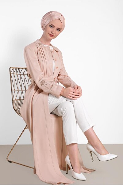 Alvina Embroidery Detailed Sleeves and Back Glitter - 1283