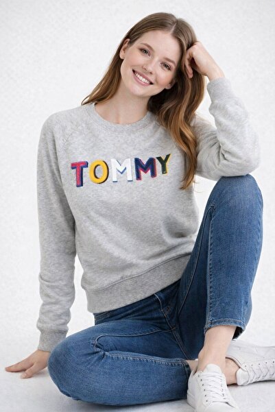 Tommy Hilfiger Organic Cotton Color Logo Regular Sweatshirt