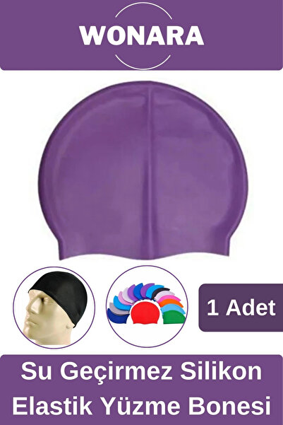 Wonara Özel Tasarım Kaymaz Suya Dayanıklı Sızdırmaz Silikon Elastik Şapka Hav...