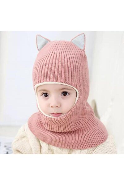 Generic قبعة شتوية للأطفال الصغار والرضع، مبطنة بالفرو، مناسبة للفتيات والفتي...