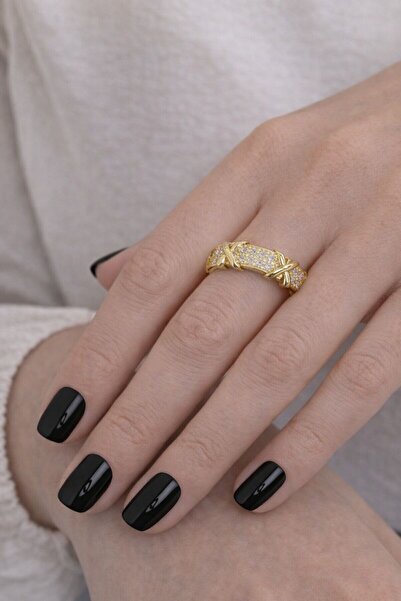 BY YASİN TOPÇU ✨   خاتم أنيق ذو ملمس سلسلة ذهبية اللون ولامع 💛 💎