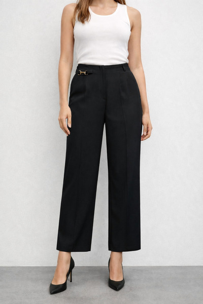 GARNİ Широкі штани з золотими деталями