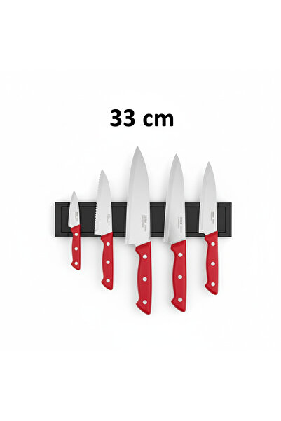 Russet 33 cm Mıknatıslı Bıçak Tutucu - Duvara Monte Mutfak Düzenleyici (Bıçak...