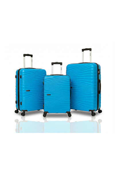 Hayyak مجموعة من 3 حقائب سفر صلبة مع حقيبة سفر محمولة وحقيبة سفر مسجلة مع قفل...