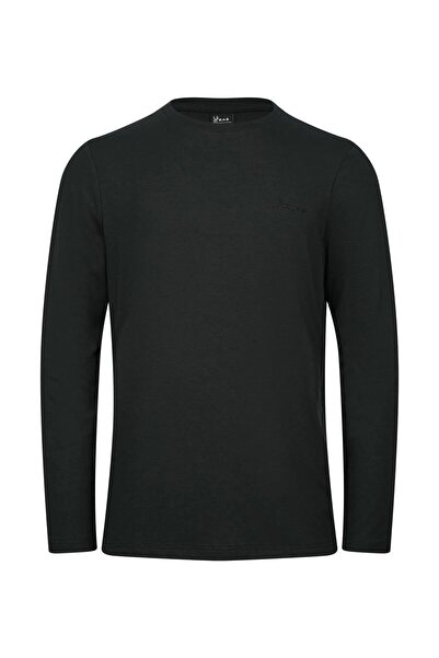 2AS 2ASVERMFBSS24-0924 تي شيرت فيرنون للرجال بأكمام طويلة