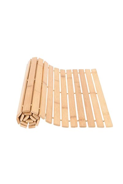 By Hanedan Covoraș de baie pliabil din bambus 40x60 CM