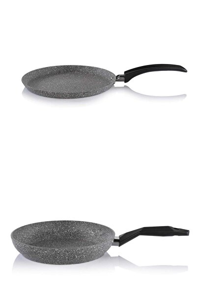 Schafer 28 cm Granite Pan and 25 cm Crepe Pan