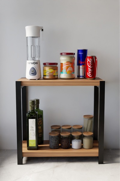 steel desing Çok Amaçlı Tezgah Üstü Organizer Yüksek Raflı Banyo Mutfak Ve Ça...