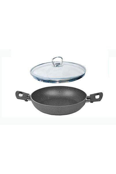 Mehtap Granit Sahan 20 CM Cam Kapaklı