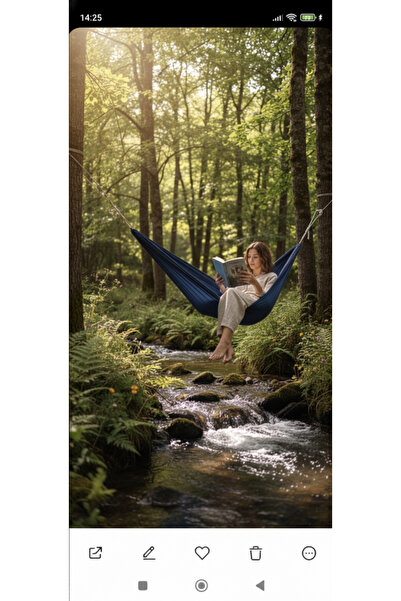 Med Online Kamp Piknik Hamağı Outdoor Su İtici Kumaş Katlanabilir Taşınabilir...