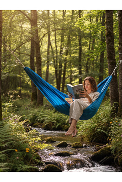 Med Online Kamp Piknik Hamağı Outdoor Su İtici Kumaş Katlanabilir Taşınabilir...