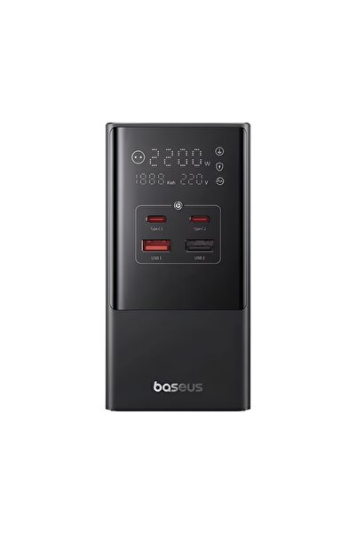 Baseus Incarcator de retea PowerCombo, cu prelungitor, 35W, 3x AC, 2x USB-C, ...