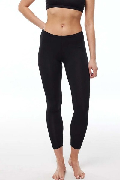 debpoint بنطال ضيق طويل مودال 3508 للسيدات باللون الأسود dp2