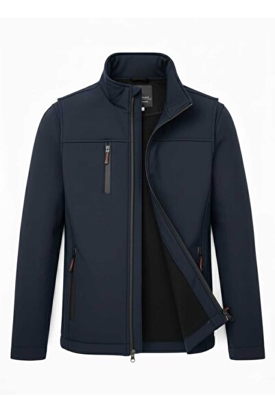 H&A İSTANBUL معطف شتوي للرجال ياقة مرتفعة متوسطة الطول مقاوم للماء والرياح من...