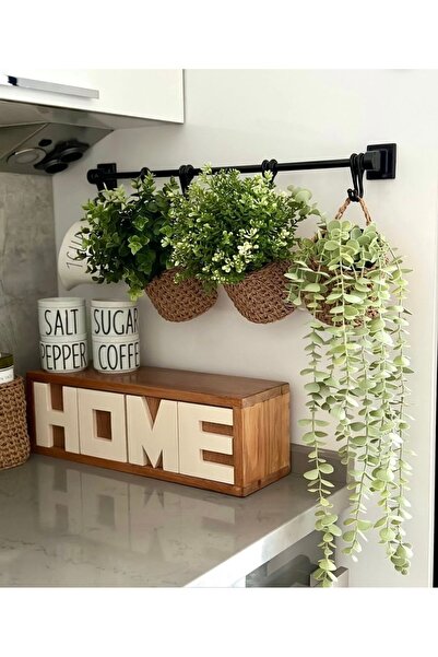 MODA Dekoratif Hasır Sepet, Std 3’lü Sepet, Kaktüslük, Saksılık, Çiçeklik Org...