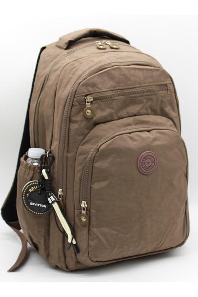 Bevitton حقيبة مدرسية مقاومة للماء 1800 مينك للجنسين حقيبة ظهر مدرسية يومية