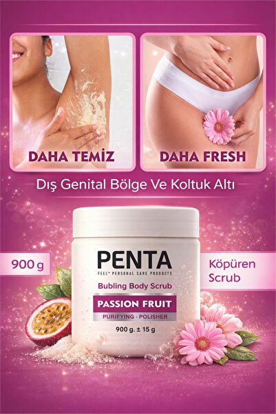PENTA FEEL Scrub Passion Fruit Dış Genital Bölge Ve Koltuk Altı Arındırıcı Pa...