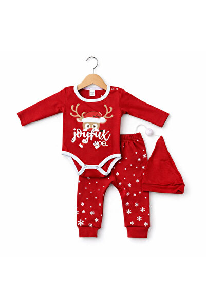 Akcan Noel Temalı Takım bebek zıbın