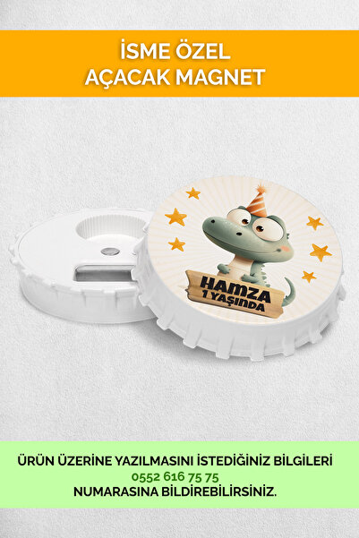 Mutluluk Atölyem مغناطيس فتاحة هدايا عيد ميلاد الأطفال حديثي الولادة بتصميم س...