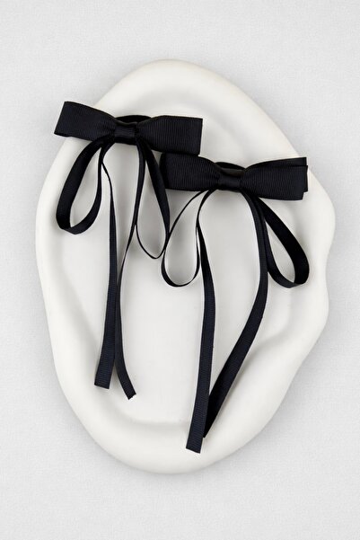 Toka Sepetim Siyah Kuyruklu Eğlenceli Lastik Toka 1 Çift