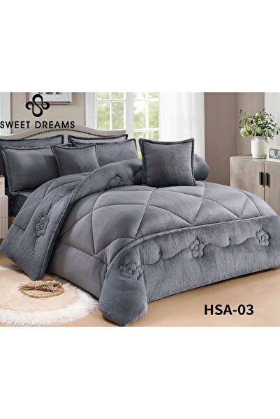 Roshen مفرش نفرين شتوي 6 قطع يجمع بين الدفئ والراحة مقاس 220*240