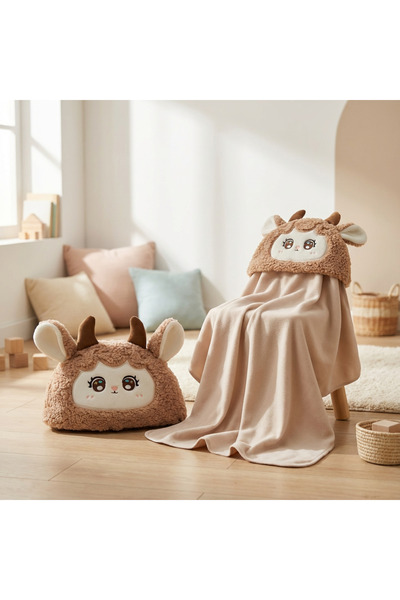 Hugs and Gifts Çocuk Seyahat Battaniyesi ⊹ ࣪ ˖ Milo