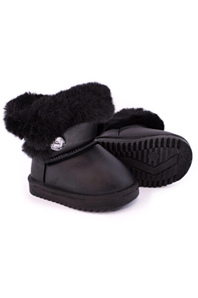 Apawwa Ghete BearStep Negru pentru Fetite