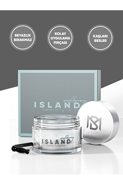 Melberry Island Kaş Şekillendirici-Sabitleyici Wax