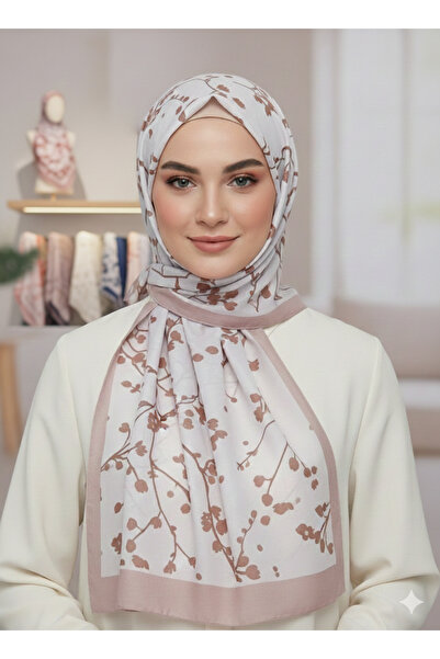 REMOMODA Model Floral Model șal Bumbac italian șal moale flexibil de înaltă c...