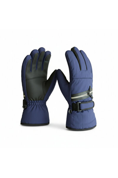 Mustran قفازات شتوية مقاومة للماء بمقاسات كبيرة من L إلى XL مع سحاب وبطانة فر...