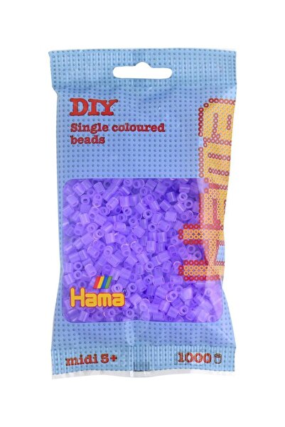 Hama Μίντι Χάντζες 1000 τμχ - Διαφανές Λιλά